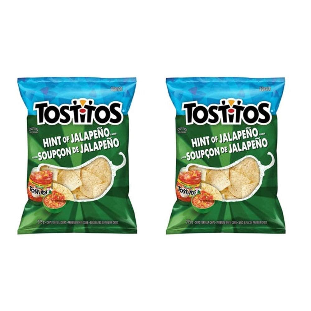Tostitos Hint of Jal Tortilla Chips 275g9.7oz, paquete de 2 Importado de Canadá