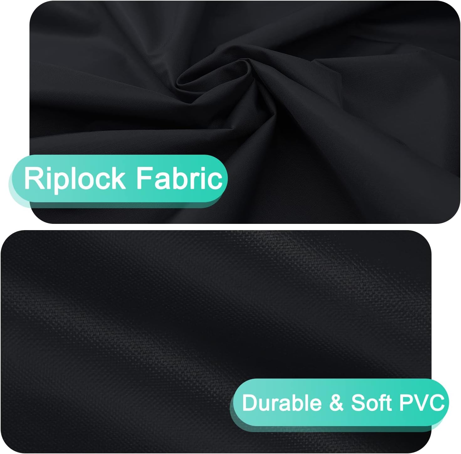 ABCCANOPY Funda de mesa redonda para muebles de exterior, resistente al agua y al polvo, resistente al viento, resistente al desgarro, resistencia a