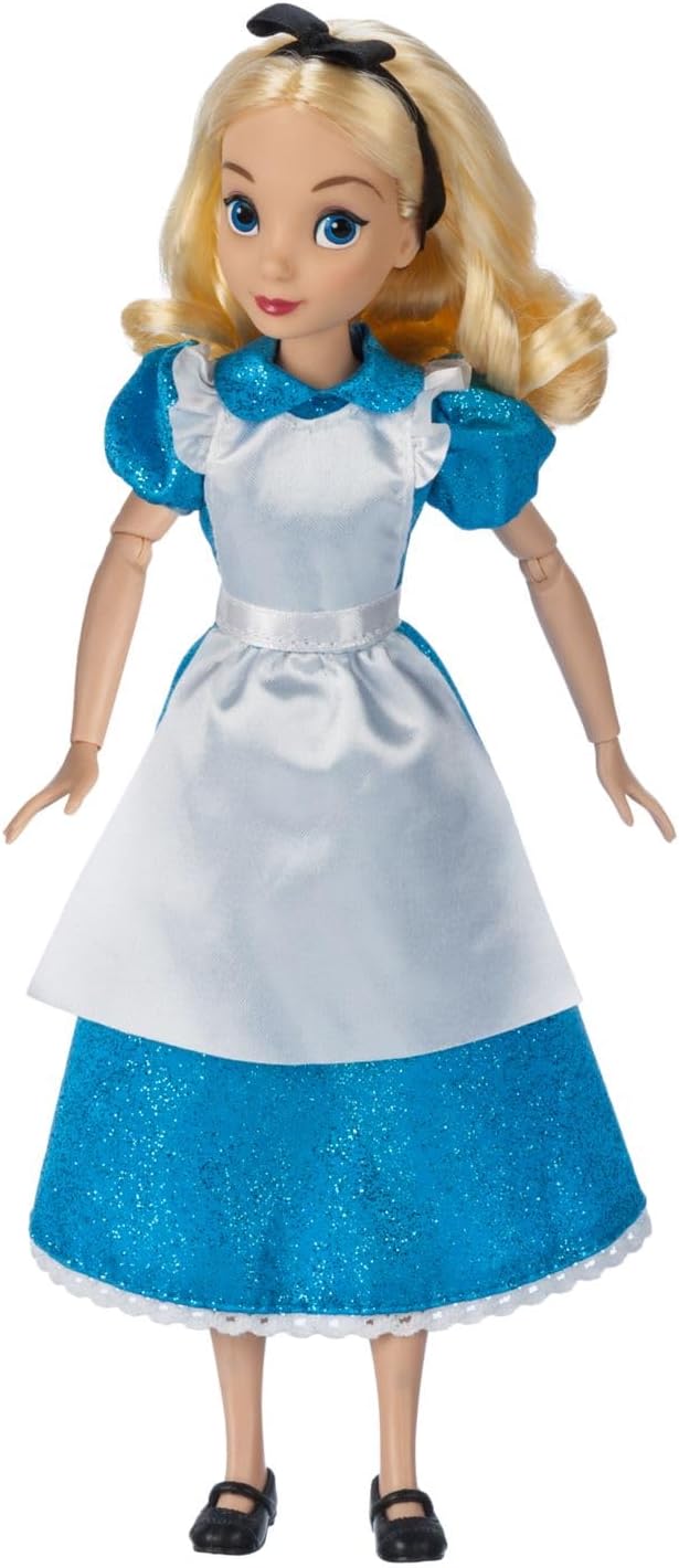 Disney Tienda oficial Alice Classic Doll de Alicia en el País de las Maravillas  10 pulgadas  Diseño detallado recuperando la magia de la película