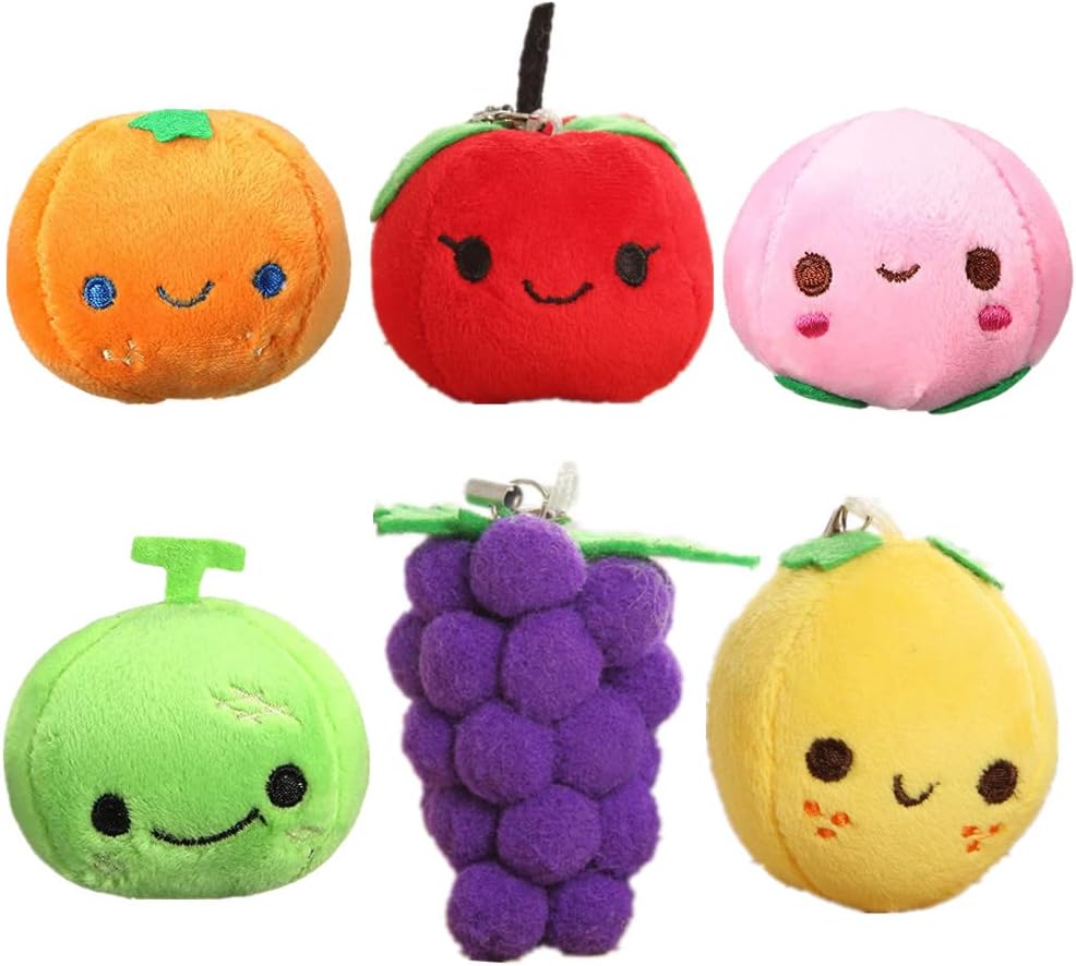 AUCOOMA Stuffed Animal Plush Keychain Pendant Cute Toy Decoration Backpack