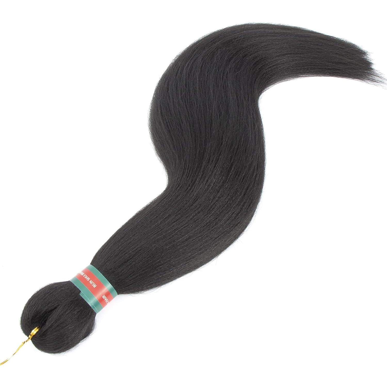RUN SHUI Cabello trenzado preestirado, extensiones de cabello trenzado Kanekalon, cabello trenzado ombré preestirado, trenzado de ganchillo (24