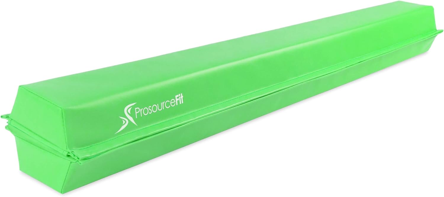 ProsourceFit – Viga de equilibrio de gimnasia para niños, haz plegable firme de 9 pies de largo con superficie antideslizante de 4 pulgadas de ancho