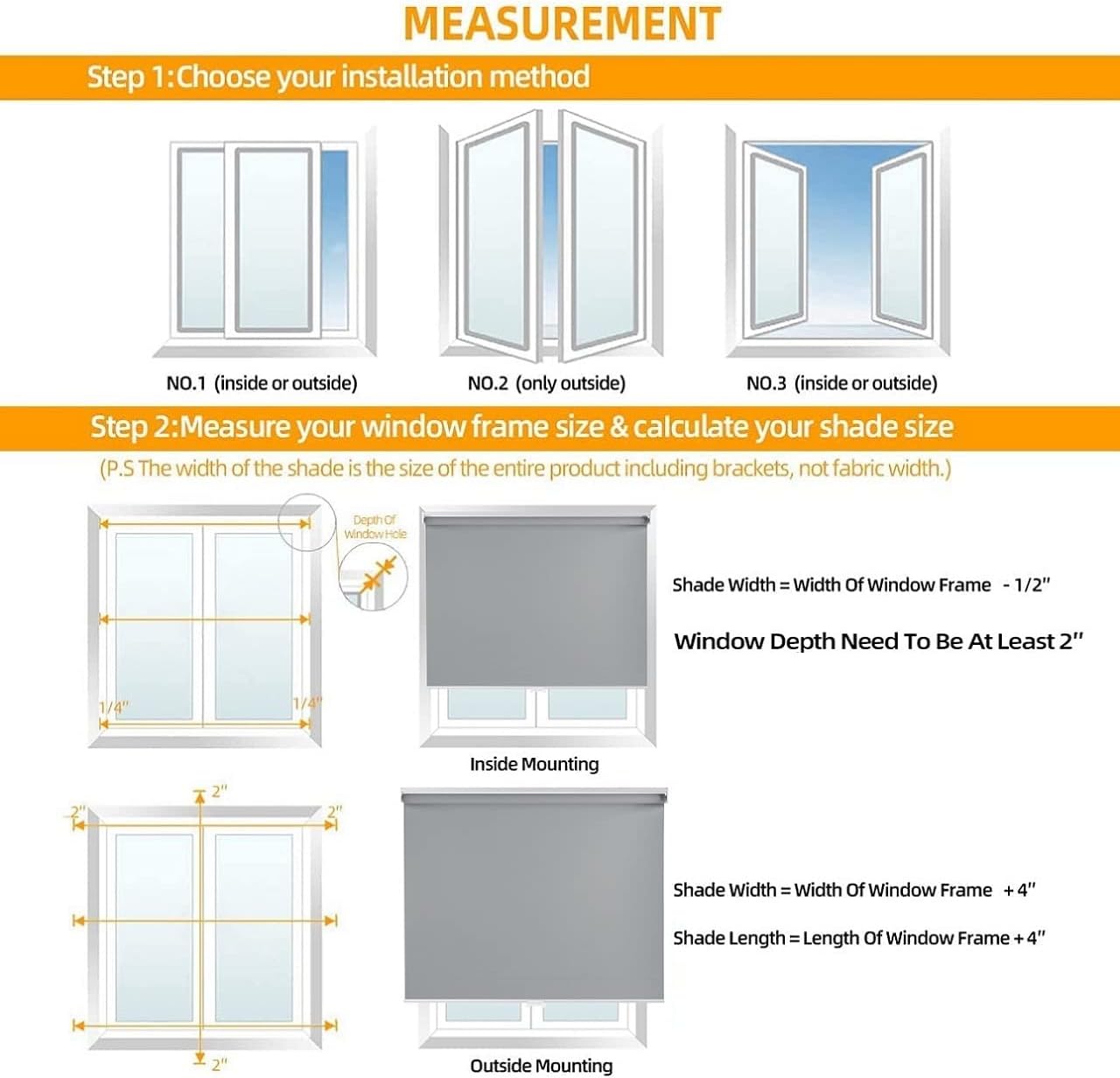 BERISSA Persianas enrollables opacas para ventanas, sin cordón, con protección UV, ahorro de energía, oscurecimiento de habitación, para ventanas,