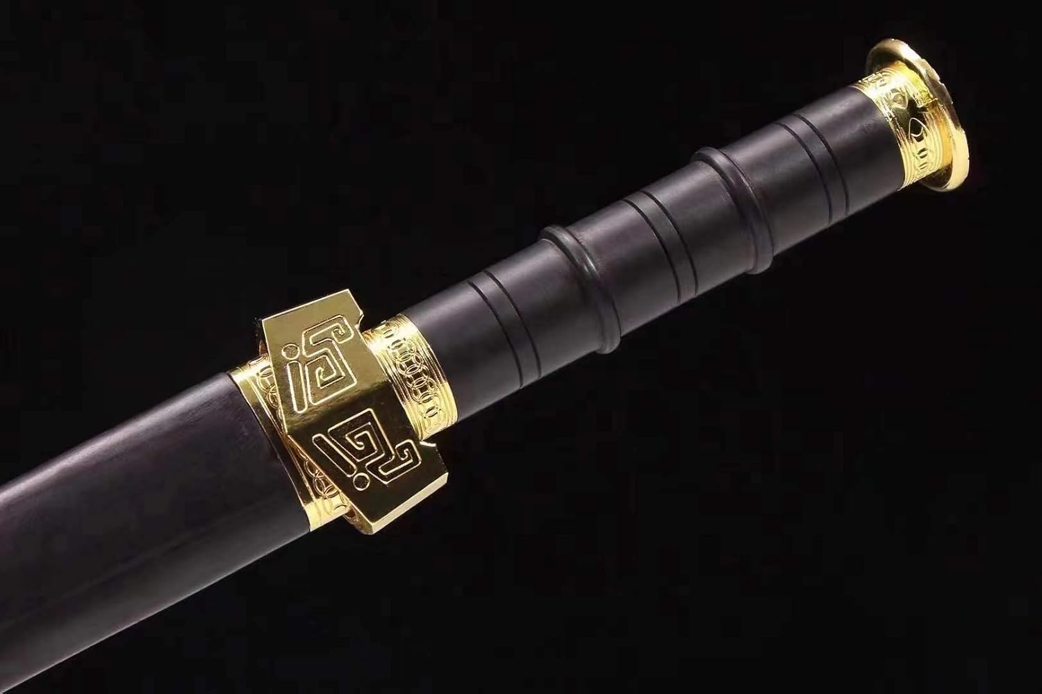 Qinshi Huang firstemperor espadas chinas forjadas hoja azul de acero de alto carbono