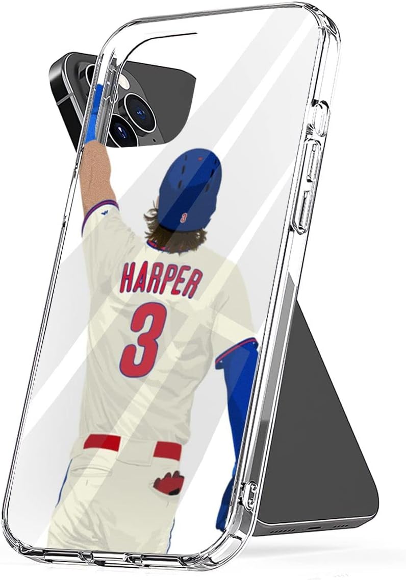 Funda para teléfono Bryce Protect Harper a prueba de golpes, 3 accesorios de TPU compatible con iPhone 15 14 Pro Max 13 12 11 X Xs Xr 8 7 6 6s Mini