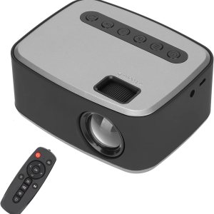 Proyector de cine al aire libre con WiFi y Bluetooth, proyector negro plateado, portátil, Full HD, 1080P, videoclip mini proyector para cine en Proyector de cine al aire libre con WiFi y Bluetooth, proyector negro plateado, portátil, Full HD, 1080P, videoclip mini proyector para cine en