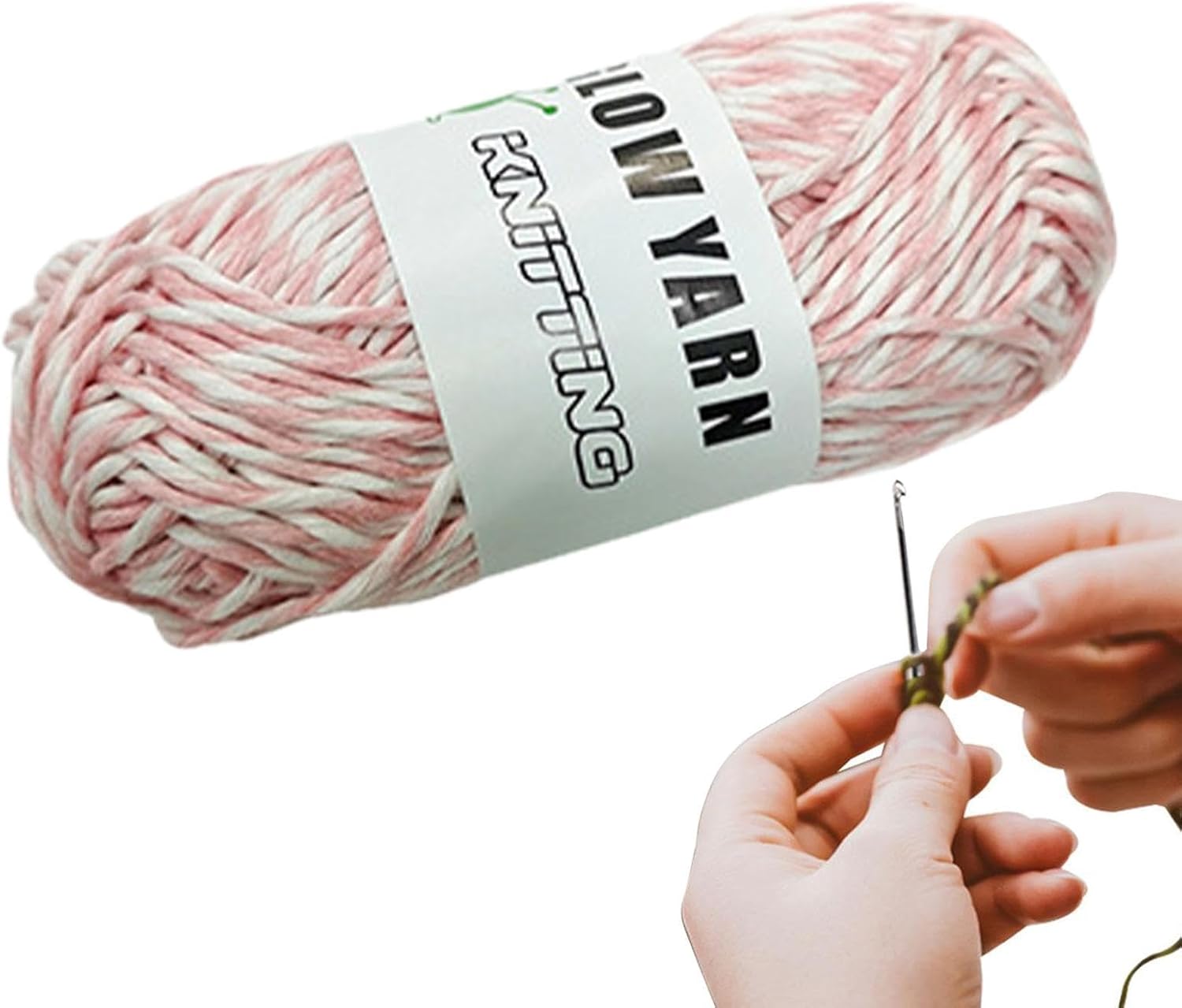 Hilo que brilla en la oscuridad para ganchillo Bulingbuling que brilla en la oscuridad, hilo de ganchillo para ganchillo, hilo luminoso para