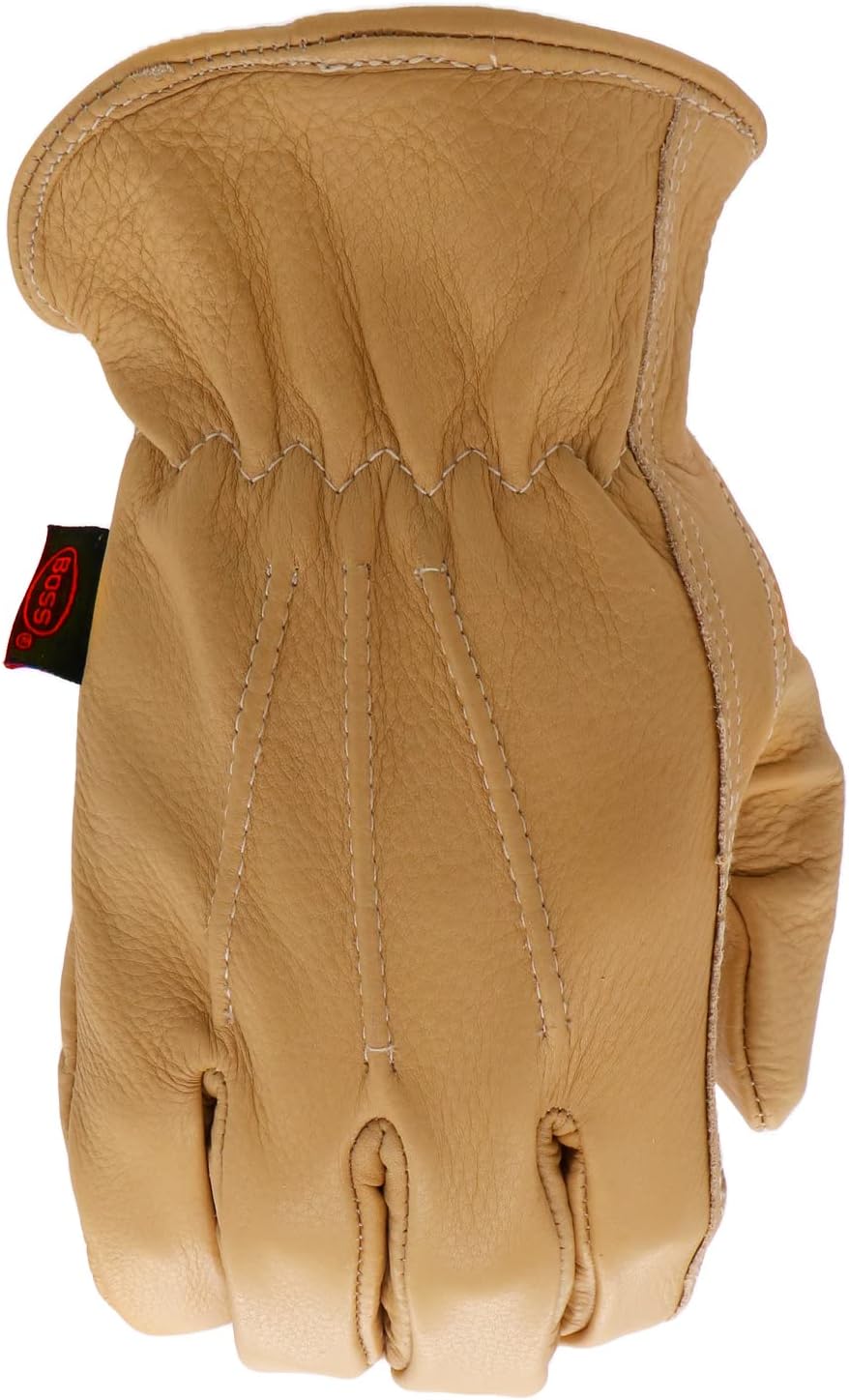 BOSS Men’s AquaArmor Durable Cowhide Leather Work Gloves