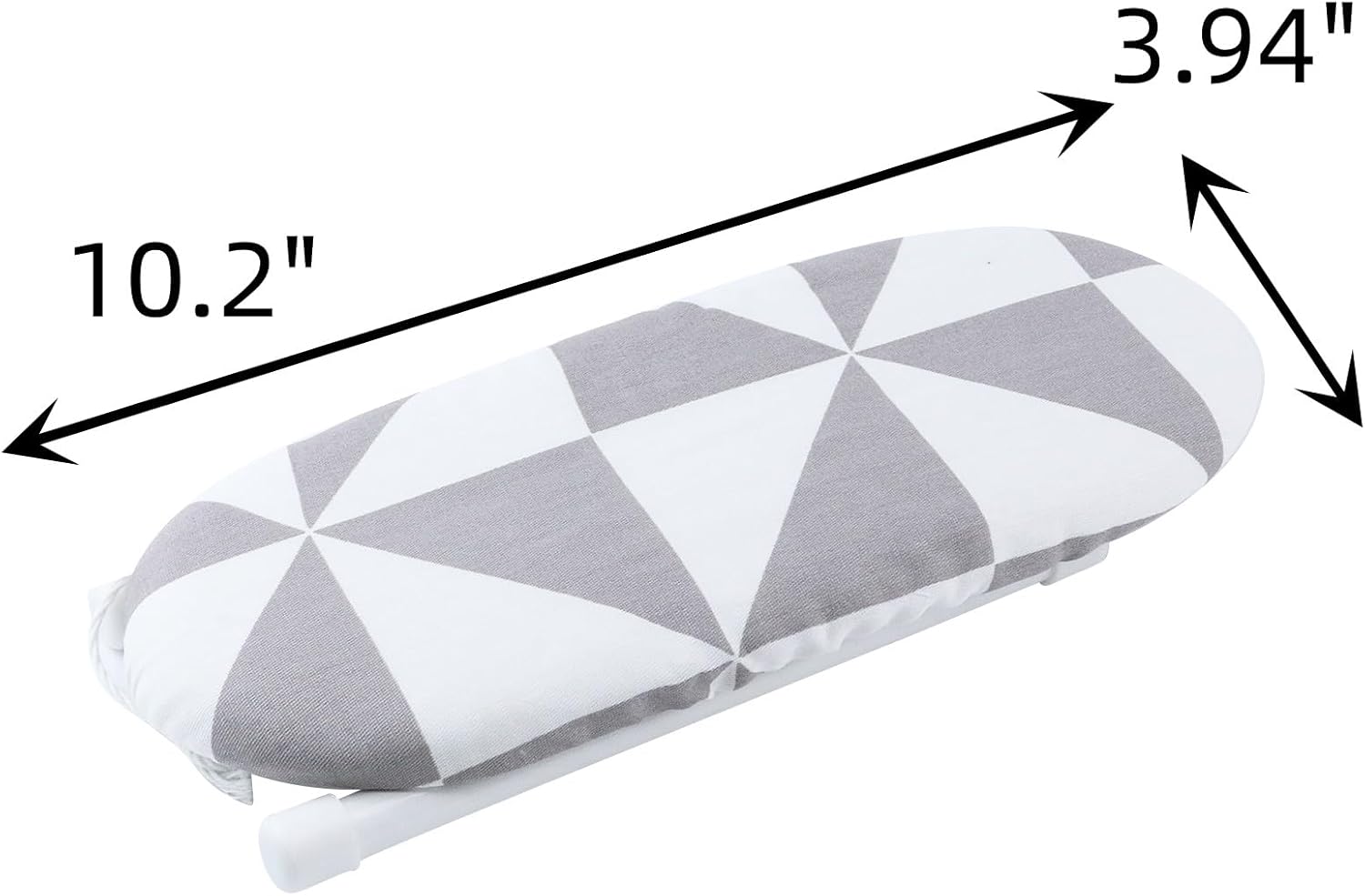 Mini tabla de planchar portátil, tabla de planchar plegable de 10.2 pulgadas, cubierta de tela para cuello, puño, esquina de hombro (estilo 3)
