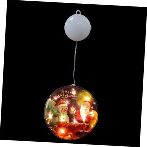 NOLITOY 3 piezas de luces de Navidad Decoración de escaparate de Navidad Muñeco de nieve Luces de cortina Decoración de Papá Noel Luces de ventana NOLITOY 3 piezas de luces de Navidad Decoración de escaparate de Navidad Muñeco de nieve Luces de cortina Decoración de Papá Noel Luces de ventana