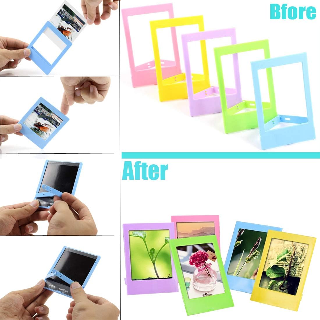 BigTrend – Álbum de película de papel fotográfico de 2 x 3 pulgadas para cámara Fujifilm Instax Mini, Polaroid Snap, Z2300, cámaras instantáneas