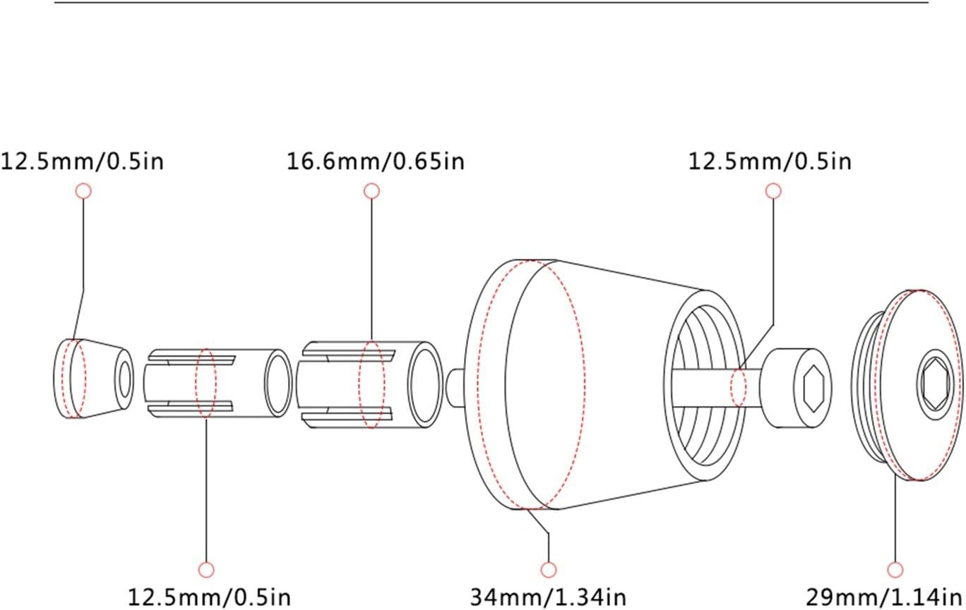 Tapón de manillar para Kawa-saki VERSYS1000 VERSYS 1000 2015 2016 2017 2018 2019 0.866 in manillares de motocicleta Grips extremos barra extremos