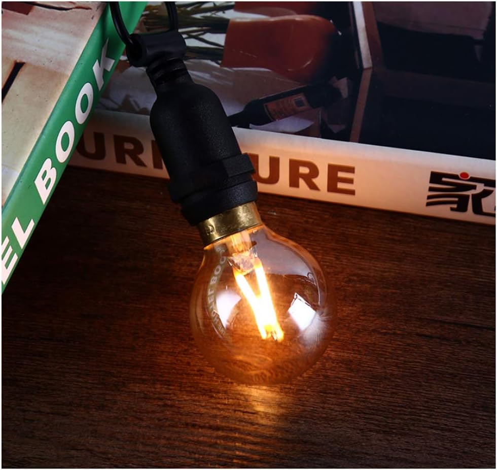 MaoTopCom Bombillas LED E14 Vintage Edison de 1 W, no regulables, base europea de 2200 K, blanco cálido de 10 W, repuesto de filamento equivalente a
