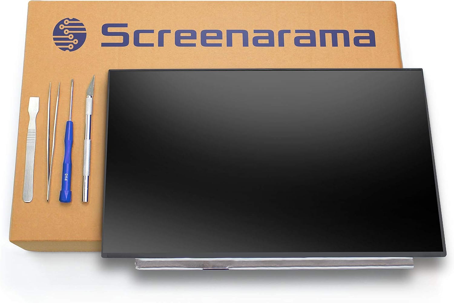 SCREENARAMA Nueva pantalla de repuesto para HP 14-DQ0005DX 2Q1H1UA, HD 1366×768, mate, pantalla LED LCD con herramientas