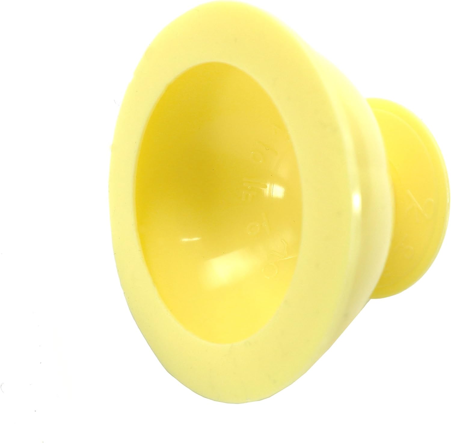 Taza de palma de silicona para mamá para eructar ayudante flema esputo masaje puntiagudo amarillo