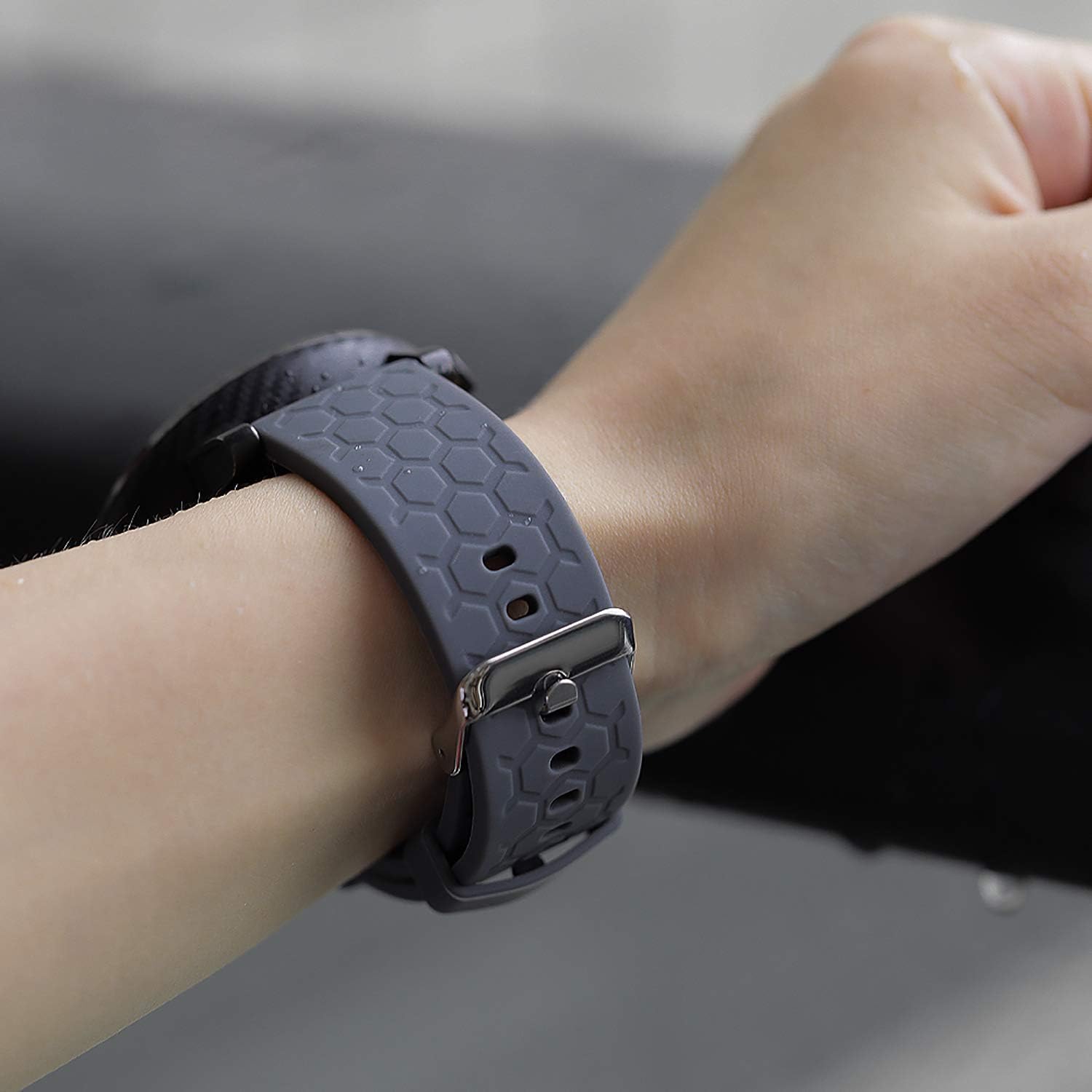 Bandas compatibles con Dirrelo Smart Watches para mujeres, correa de repuesto de silicona suave ajustable para reloj de pulsera compatible con