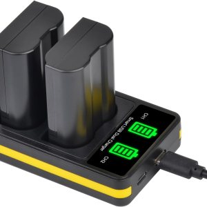 Paquete de 2 baterías EN-EL15C + cargador dual LED para Nikon Z6, Z6 II, Z7, Z7II, D780, D850, D7500, D500, D600, D610, D750, D800, D800E, D810, Paquete de 2 baterías EN-EL15C + cargador dual LED para Nikon Z6, Z6 II, Z7, Z7II, D780, D850, D7500, D500, D600, D610, D750, D800, D800E, D810,