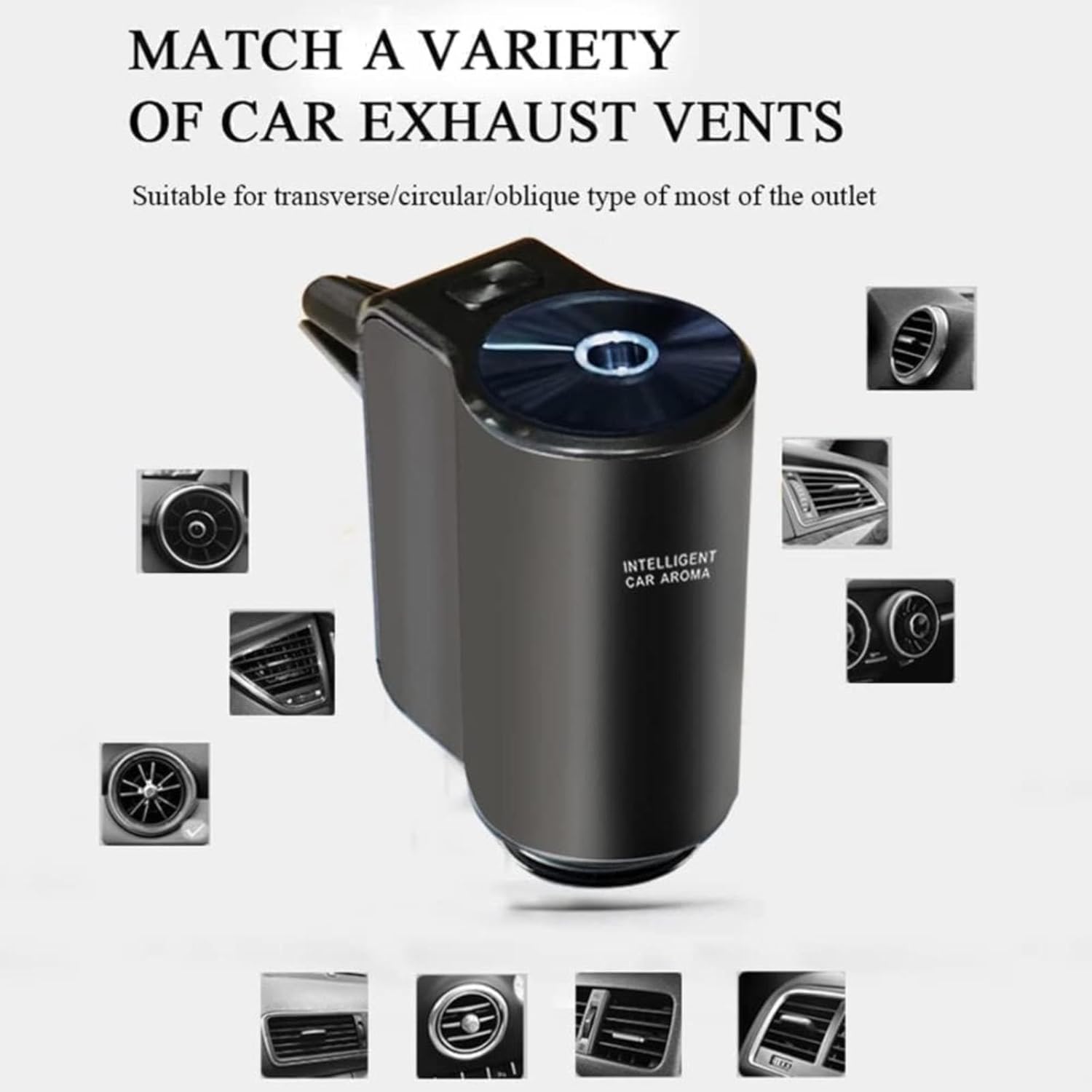 Ambientador automático para automóvil, difusor inteligente tres ajustables, aroma inteligente para automóvil, difusor de ambientadores (Coco Chanel)