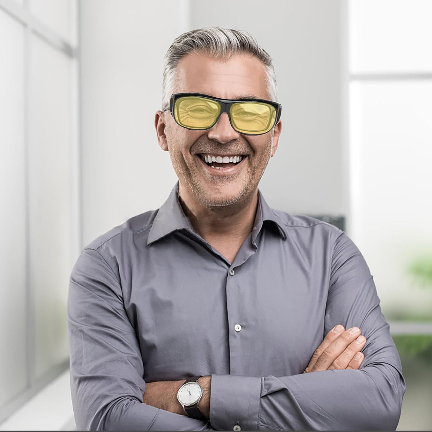Tomuvpzn Lentes de degeneración macular para hombres y mujeres, lentes para ayuda a la degeneración macular, glaucoma, cataratas y retinitis
