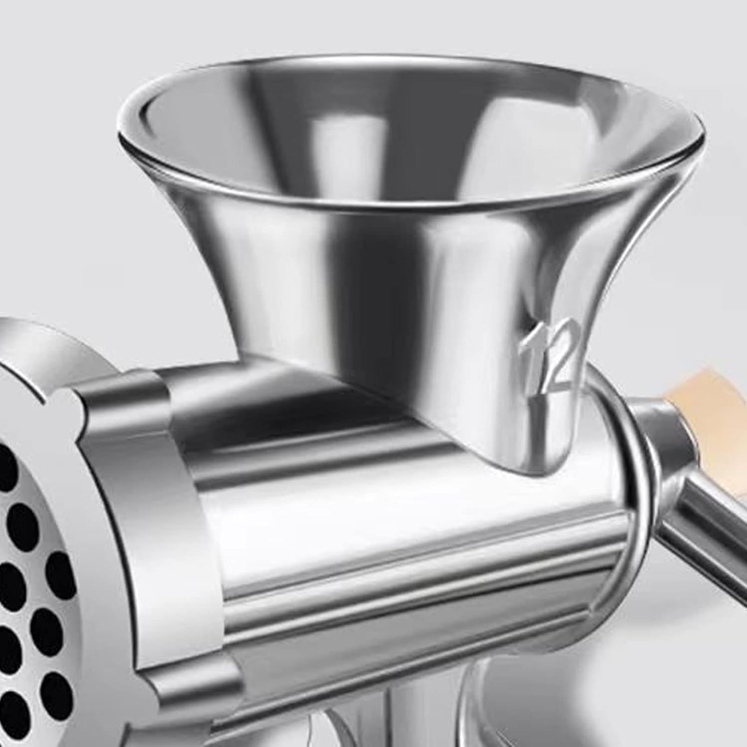 Picadora manual de carne, máquina de picar carne de aleación de aluminio, procesador de alimentos multifuncional, picadora para uso doméstico