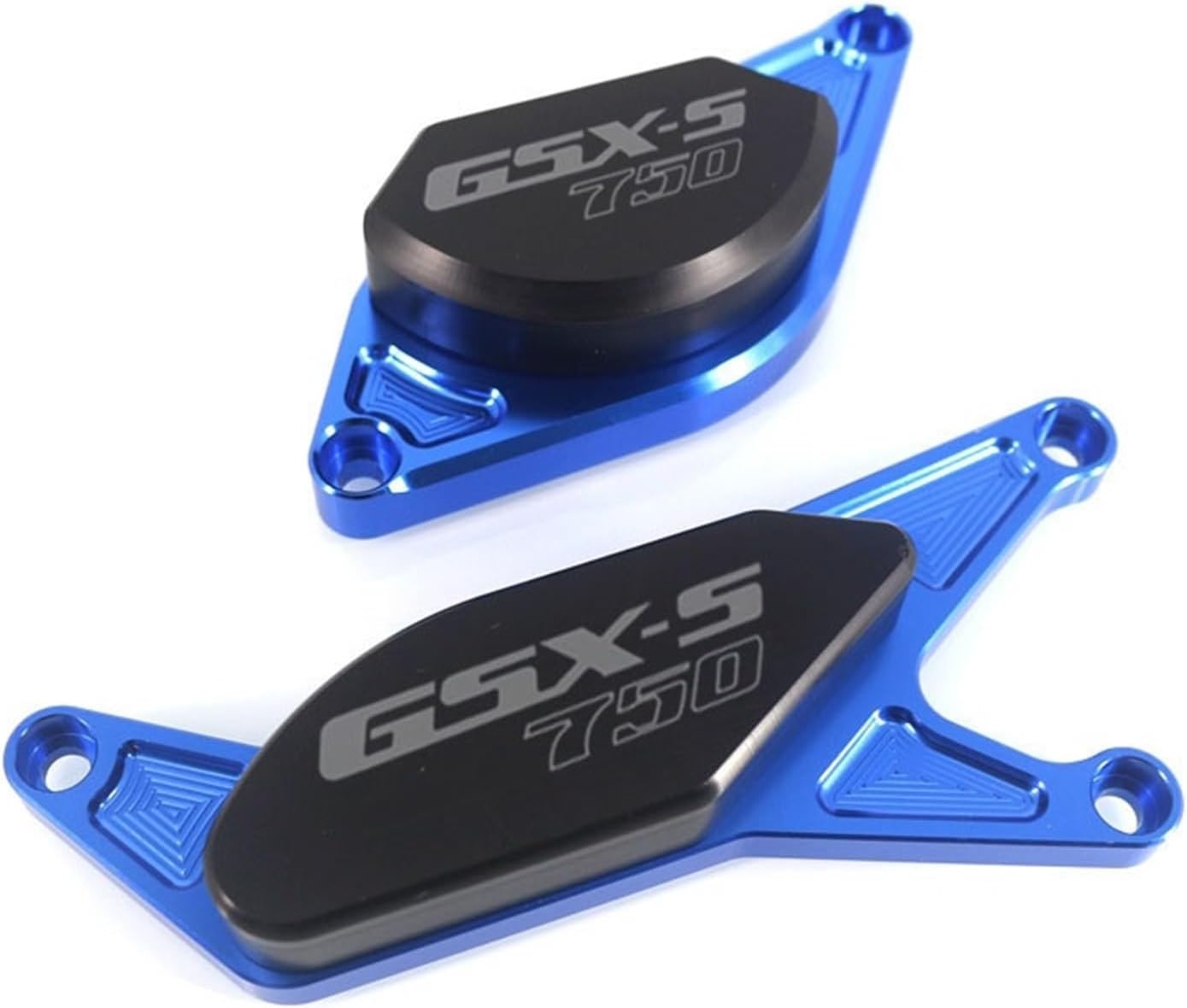 Para Suzuki GSX-S750 GSXS750 GSXS 750 GSX S750 2015-2020 2019 2018 motocicleta CNC estator caso protector protector deslizante caída (color  azul)