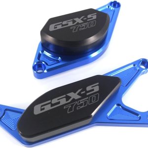 Para Suzuki GSX-S750 GSXS750 GSXS 750 GSX S750 2015-2020 2019 2018 motocicleta CNC estator caso protector protector deslizante caída (color azul) Para Suzuki GSX-S750 GSXS750 GSXS 750 GSX S750 2015-2020 2019 2018 motocicleta CNC estator caso protector protector deslizante caída (color azul)