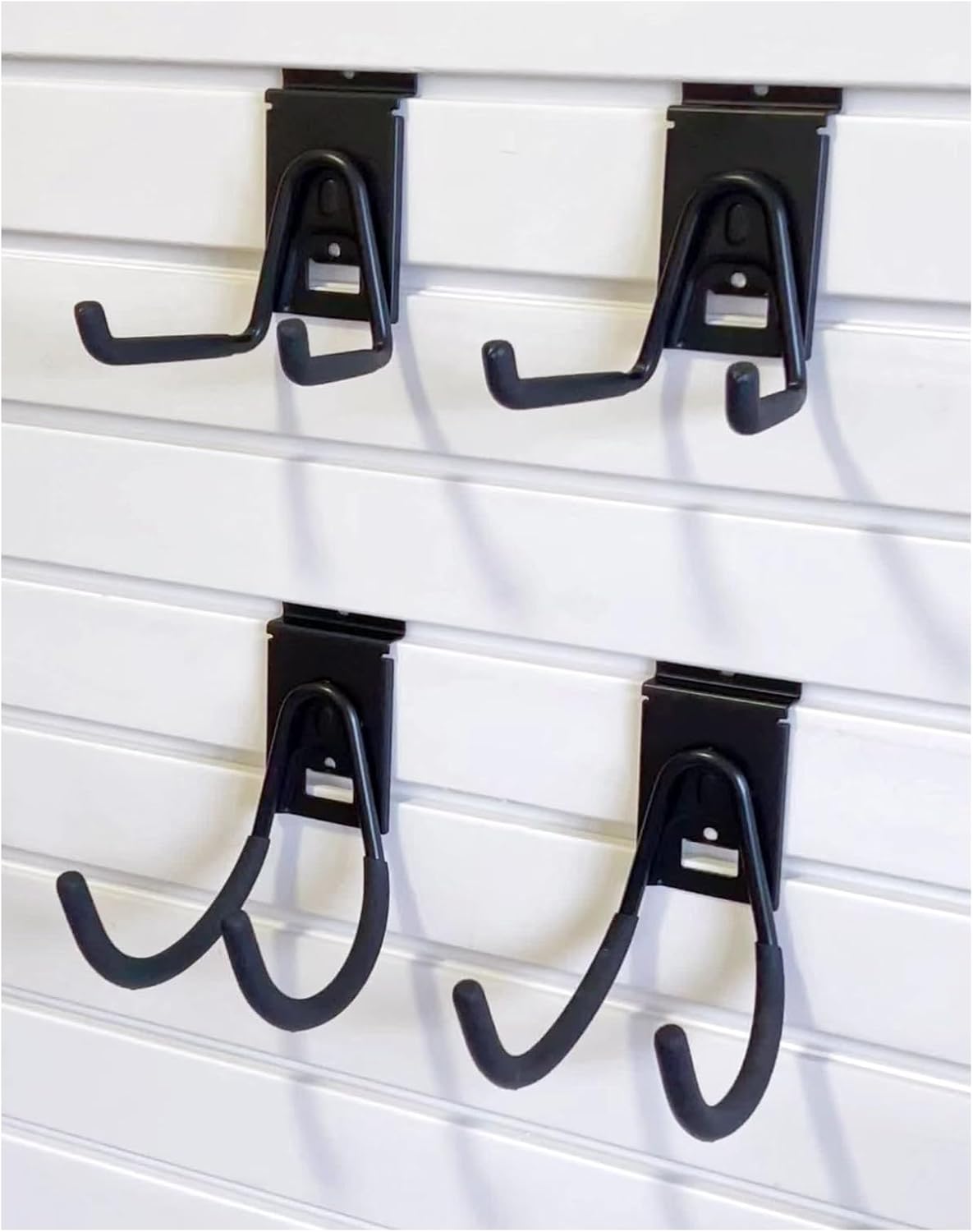 Ganchos Garge para Slatwall, accesorios antideslizantes para Slatwall, ganchos y colgadores resistentes para Slatwall, organizador de herramientas