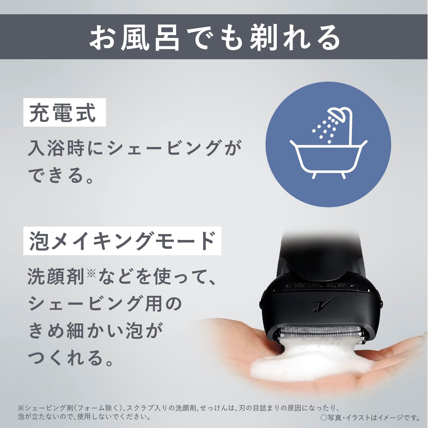Panasonic ES-LT2C Afeitadora LAMDASH 3-Blade Basic Japan Import 2023 Modelo (negro)