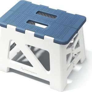 Taburete plegable de 9 pulgadas para niños o adultos, capacidad de 300 libras, antideslizante, compacto, de plástico, plegable, con asa, portátil, Taburete plegable de 9 pulgadas para niños o adultos, capacidad de 300 libras, antideslizante, compacto, de plástico, plegable, con asa, portátil,