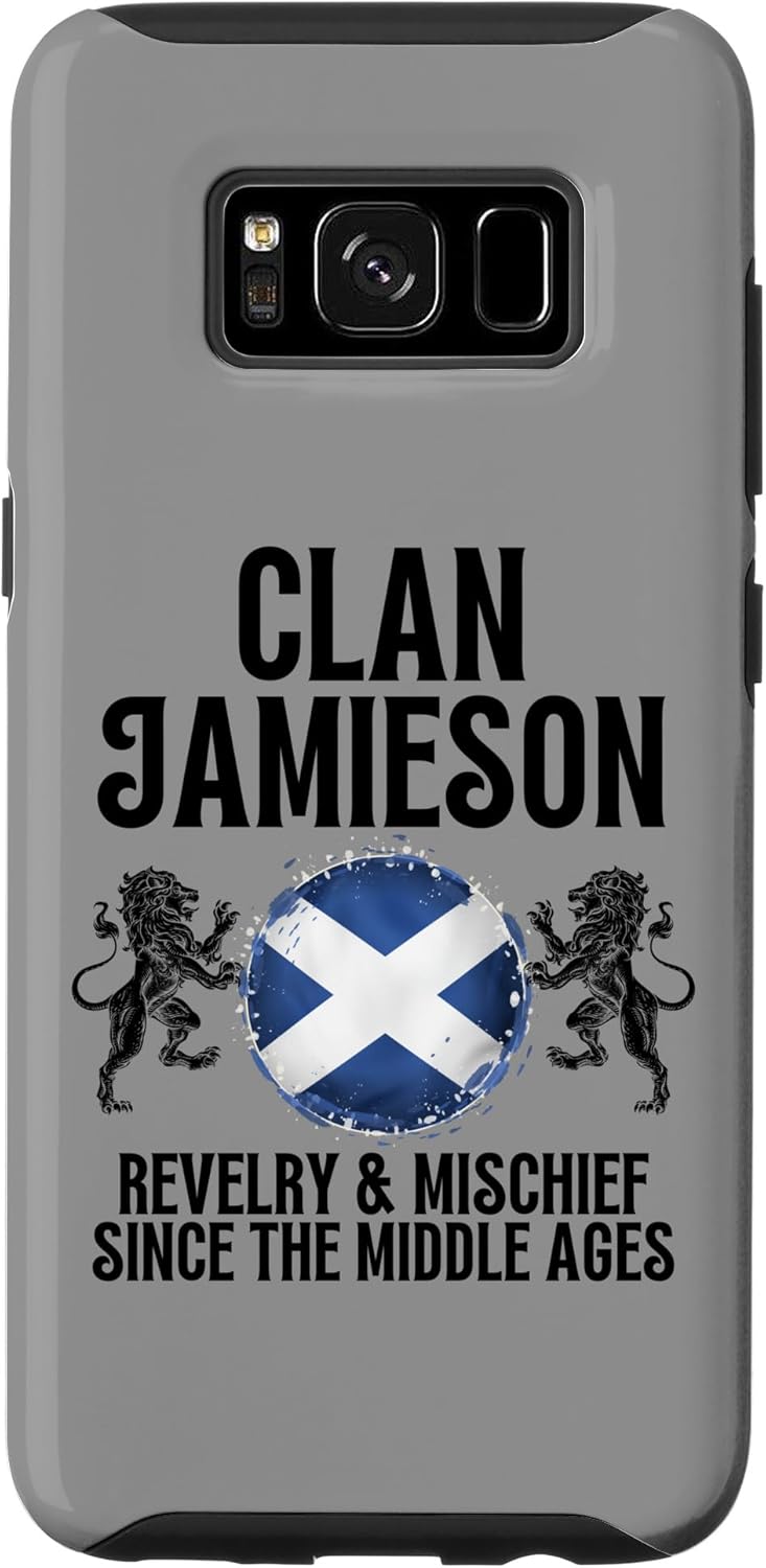 Galaxy S8 Jamieson Clan Scottish Family Name Scotland Heraldry Case