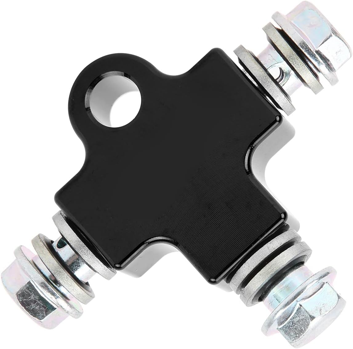 Aramox Línea de freno hidráulico para motocicleta, conector de manguera en T, adaptador de 3 vías, acoplamiento de conector en T, manguera de tubo