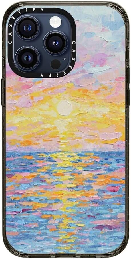 CASETiFY Impact – Funda para iPhone 15 Pro Max 4 veces probada contra caídas de grado militar, protección contra caídas de 8.2 pies, compatible con