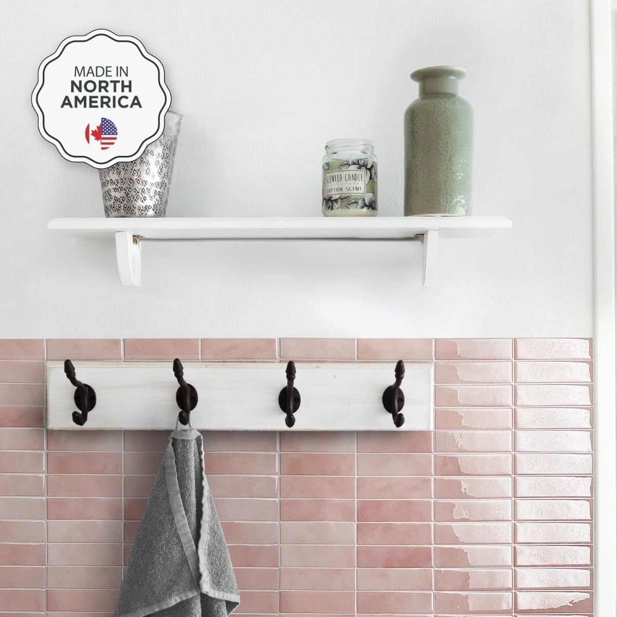 SMART TILES Protector contra salpicaduras para despegar y pegar, 5 hojas de 11.43 x 9 pulgadas, adhesivo 3D para cocina, baño, azulejos de pared