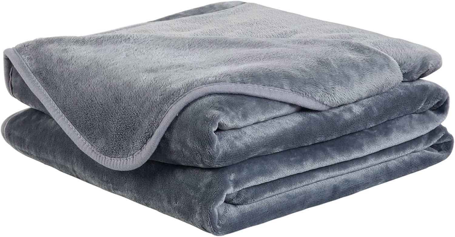 EASELAND – Manta suave, mullida y cálida de vellón para todas las estaciones, manta térmica y liviana de microfelpa, tamaño Queen, para el sillón,