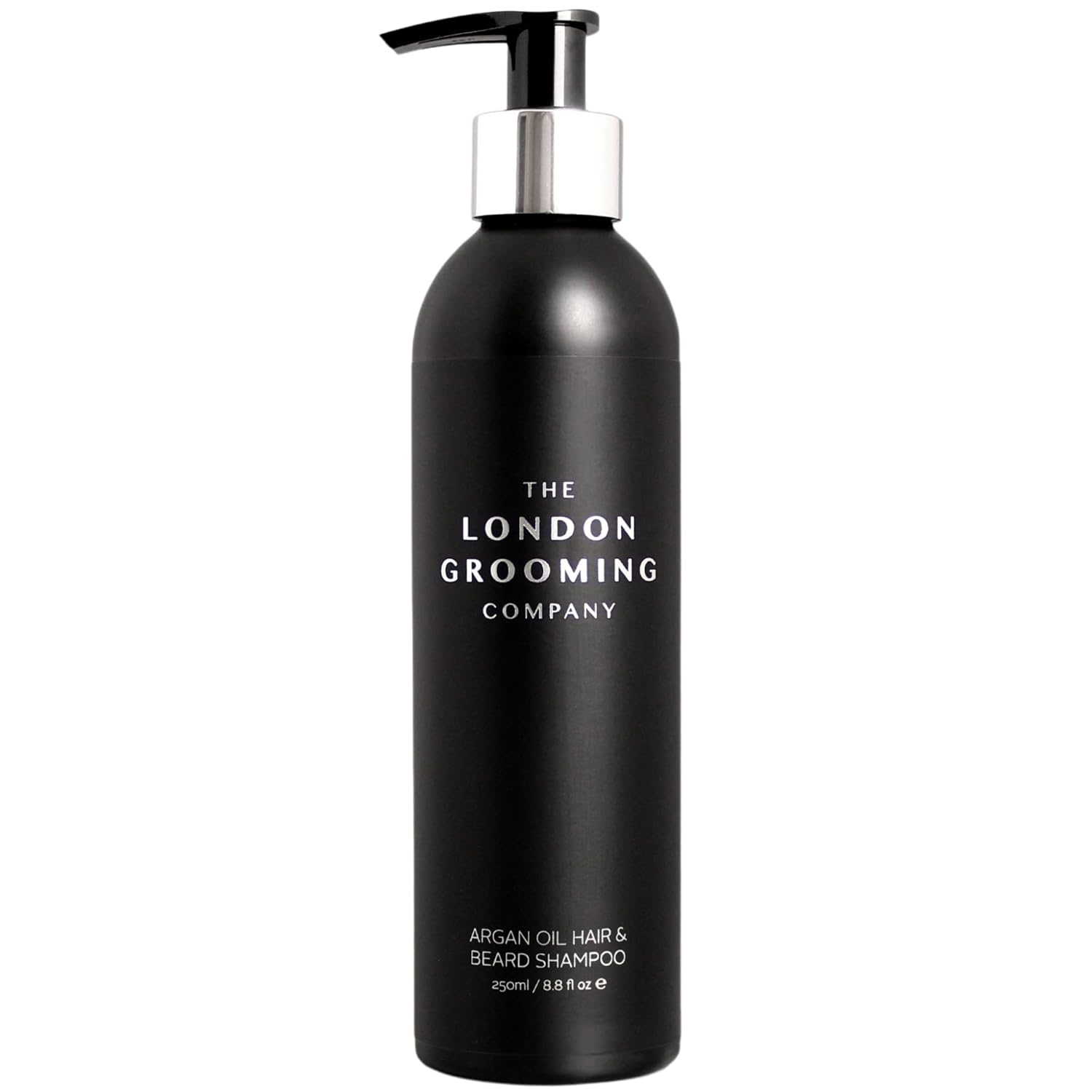 The London Grooming Company Champú para cabello y barba de aceite de argán  Sin sulfato  Todo tipo de cabello  8.8 onzas líquidas (8.5 fl oz)