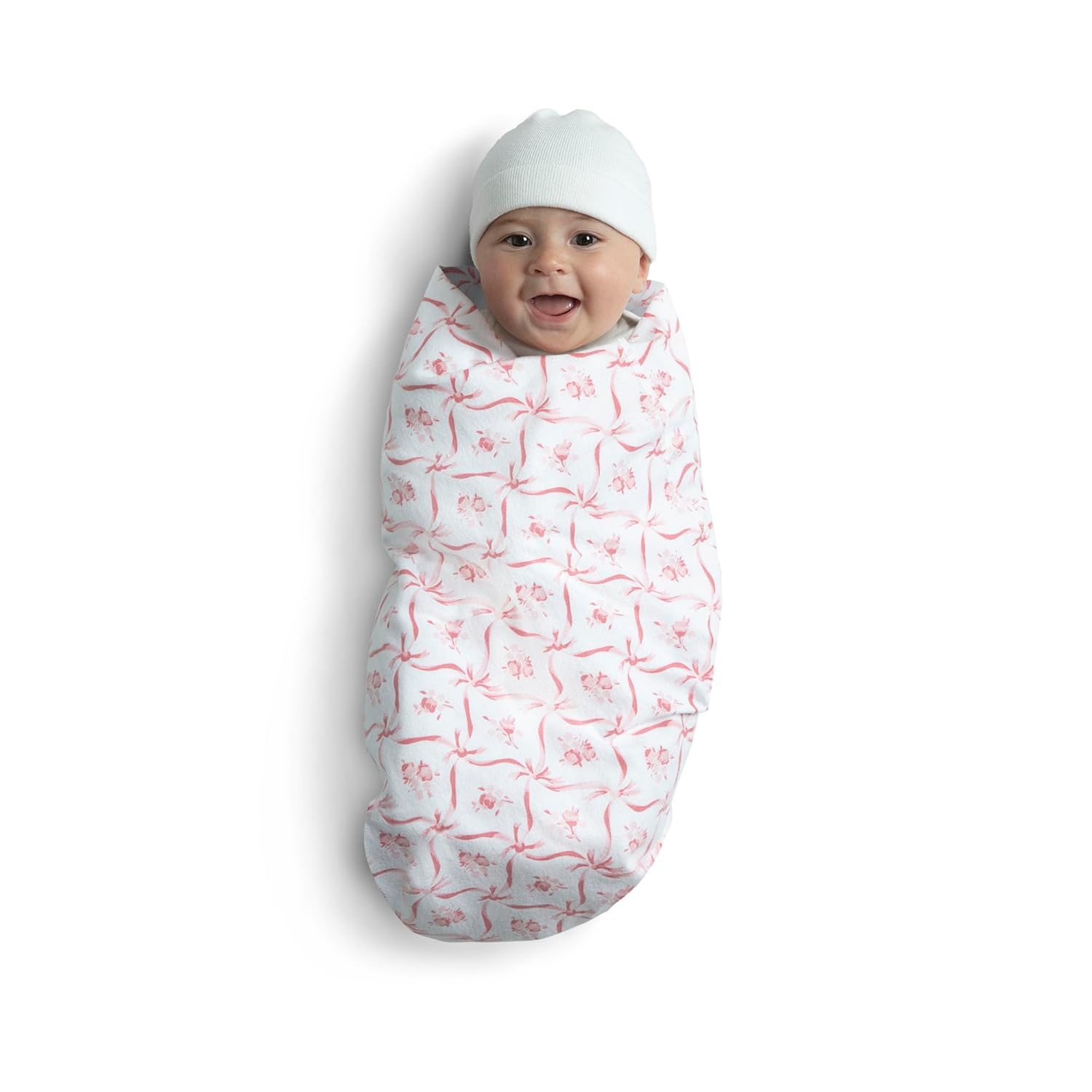 Delta Children Mantas de franela 100% algodón para niñas y niños, 30 x 30 pulgadas (paquete de 4), rosa floral