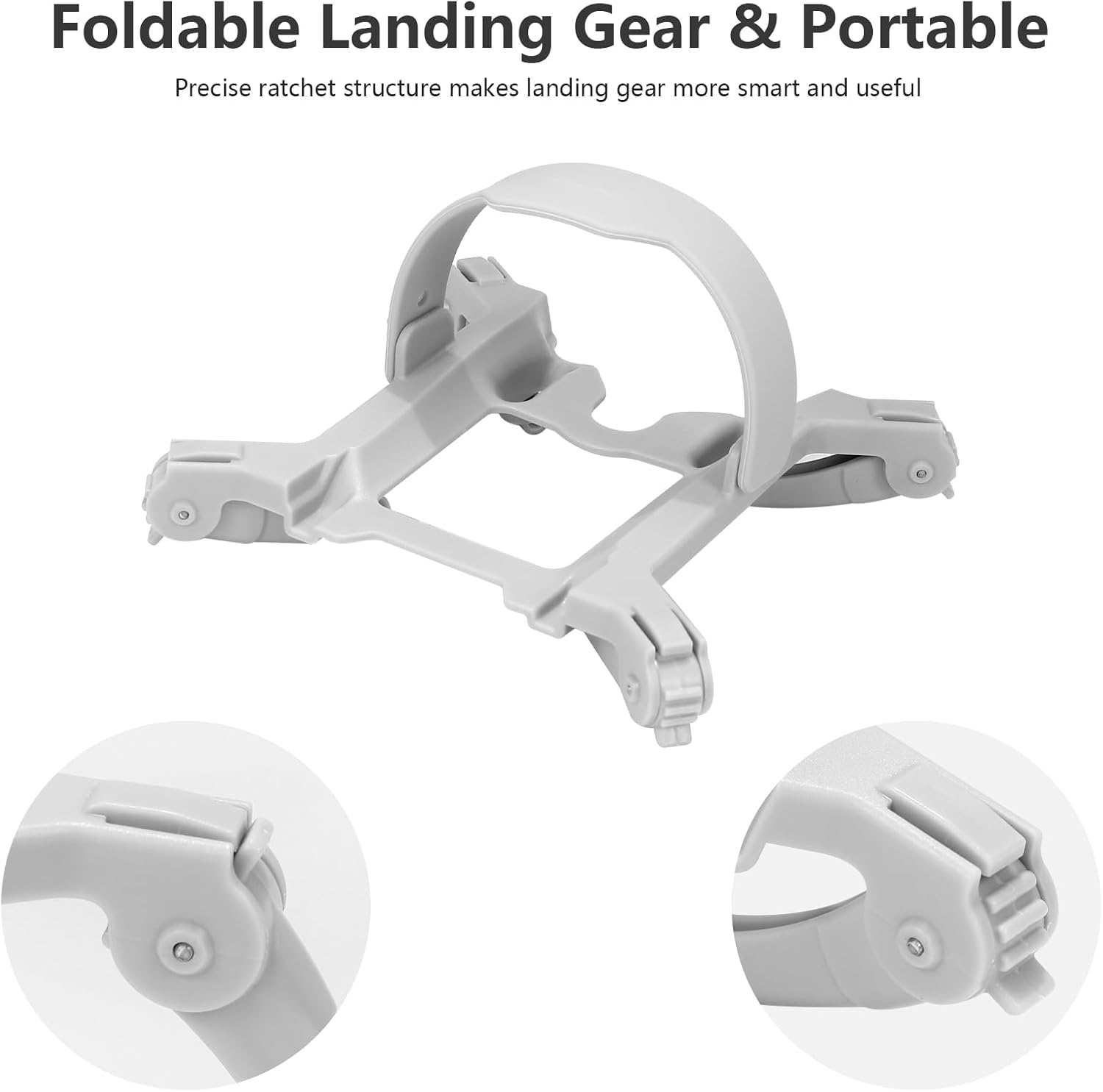 FPVtosky Tren de aterrizaje para DJI Mini 4 Pro Drone, DJI Mini 4 Pro Drone Spider Leg Kit de extensión plegable, accesorios DJI Mini 4 Pro Drone