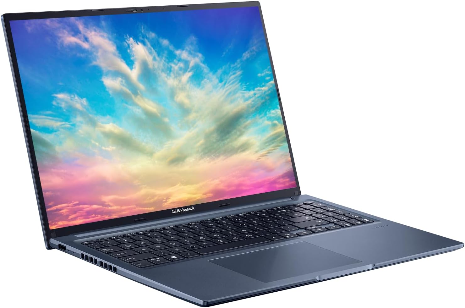 ASUS Portátil VivoBook 16, pantalla WUXGA de 16 pulgadas (1920 x 1200), AMD Ryzen 7 5800HS, 16 GB de RAM, SSD de 2 TB, cámara web, HDMI, Wi-Fi 6,