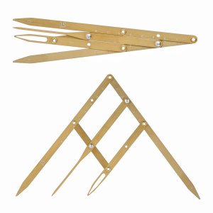 Regla de cejas, herramienta de medida de maquillaje permanente de cejas de relación dorada de acero inoxidable (dorado) Regla de cejas, herramienta de medida de maquillaje permanente de cejas de relación dorada de acero inoxidable (dorado)