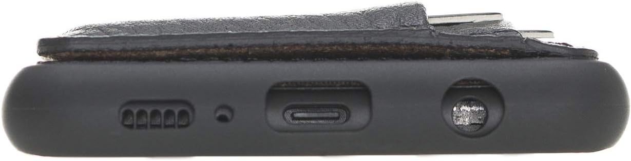 Venito Pisa – Funda de piel con soporte para Samsung Galaxy S10e, color negro