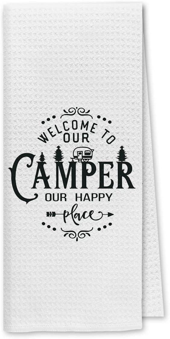 Dibor Bienvenido a nuestro cámper, toallas de cocina, trapos de cocina, trapos de cocina, trapos de cocina, trapos de cocina, trapos de cocina para