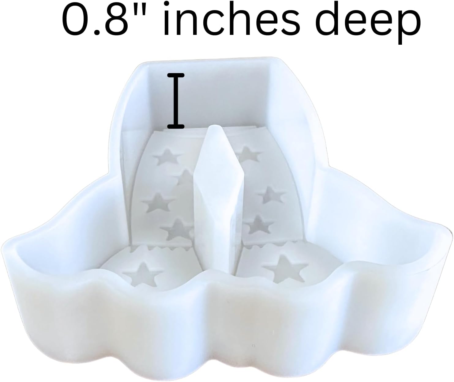 Lainey – Molde de silicona Freshie de 4.5 x 4 x 0.8 pulgadas, diseño de cantante de campo Wilson Stars Flare resistente al calor, apto para horno,