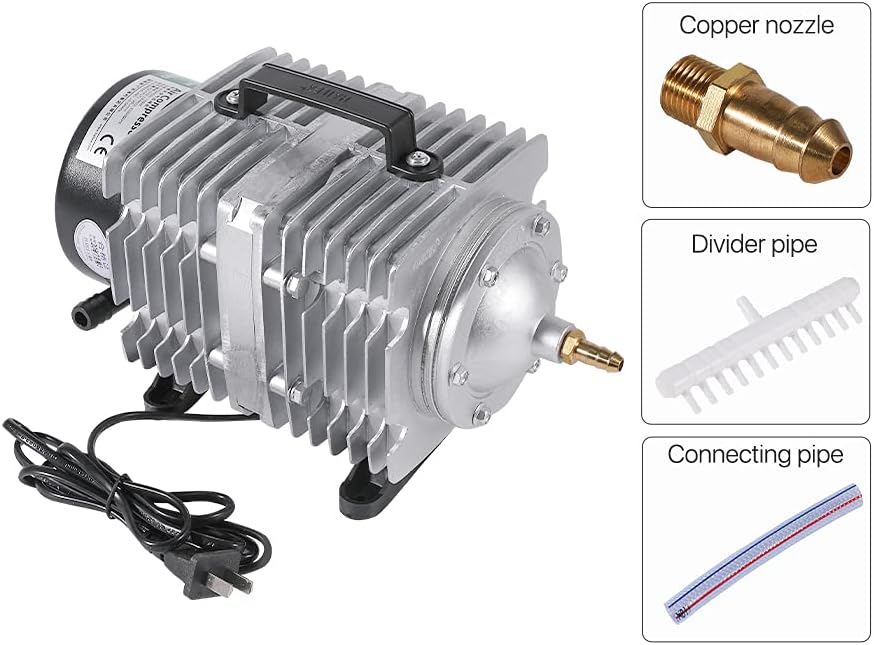 Cloudray Compresor de aire de 135W Bomba de aire comercial magnética eléctrica 120Lmin para máquina de corte de grabado láser de CO2 ACO-009D (220V