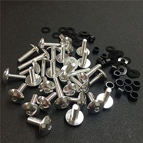 Grupo xkmt motocicleta plata normal Ronda carenado Tornillos Kit de tornillos para 2000200120022003Suzuki GSXR 75020012002GSX-R 1000