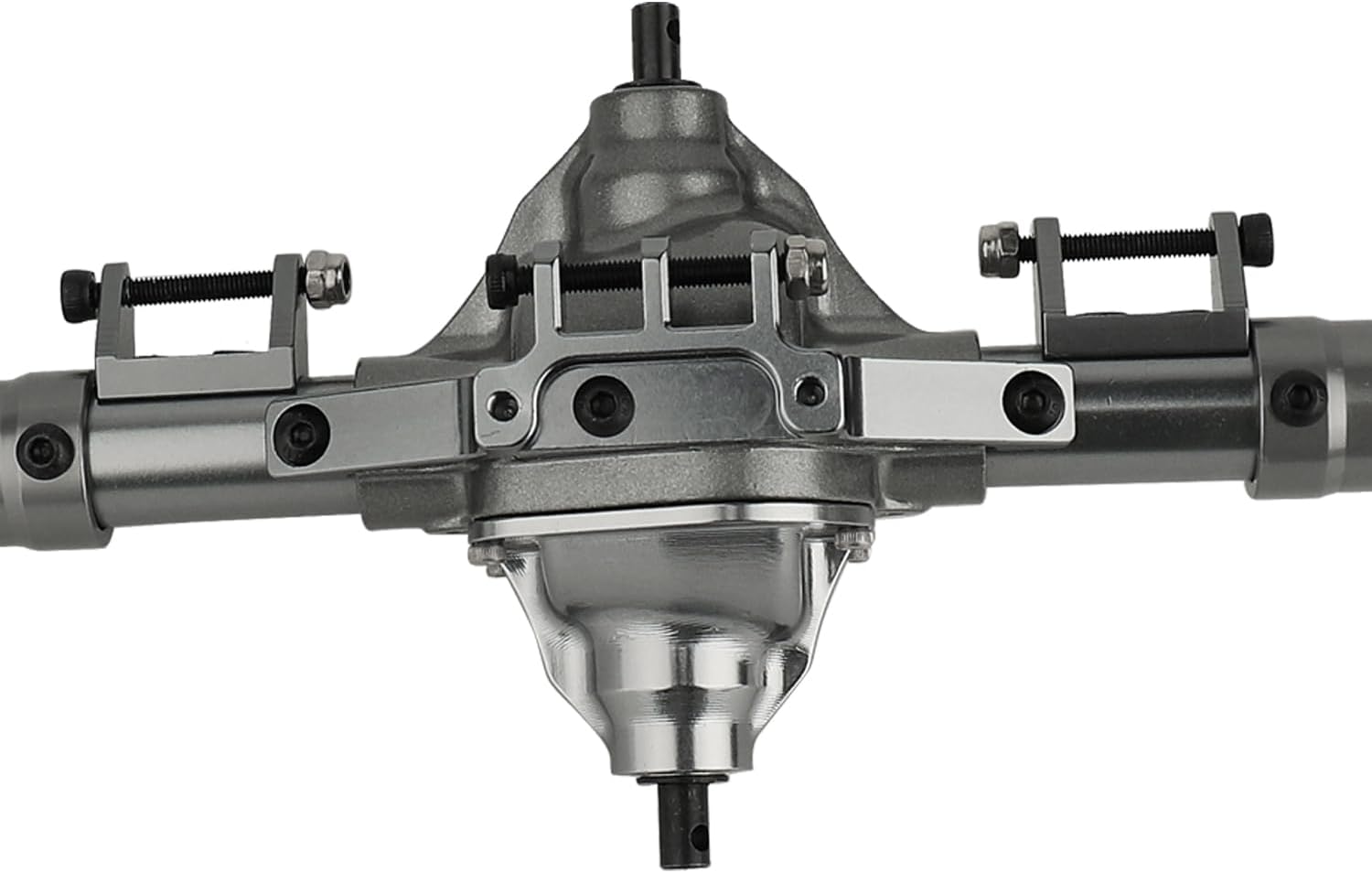 ZXYRC Eje recto de aleación de aluminio para coche RC para 110 RC Crawler Axial SCX10 D90 RC4WD 6×6 piezas de actualización (titanio medio)