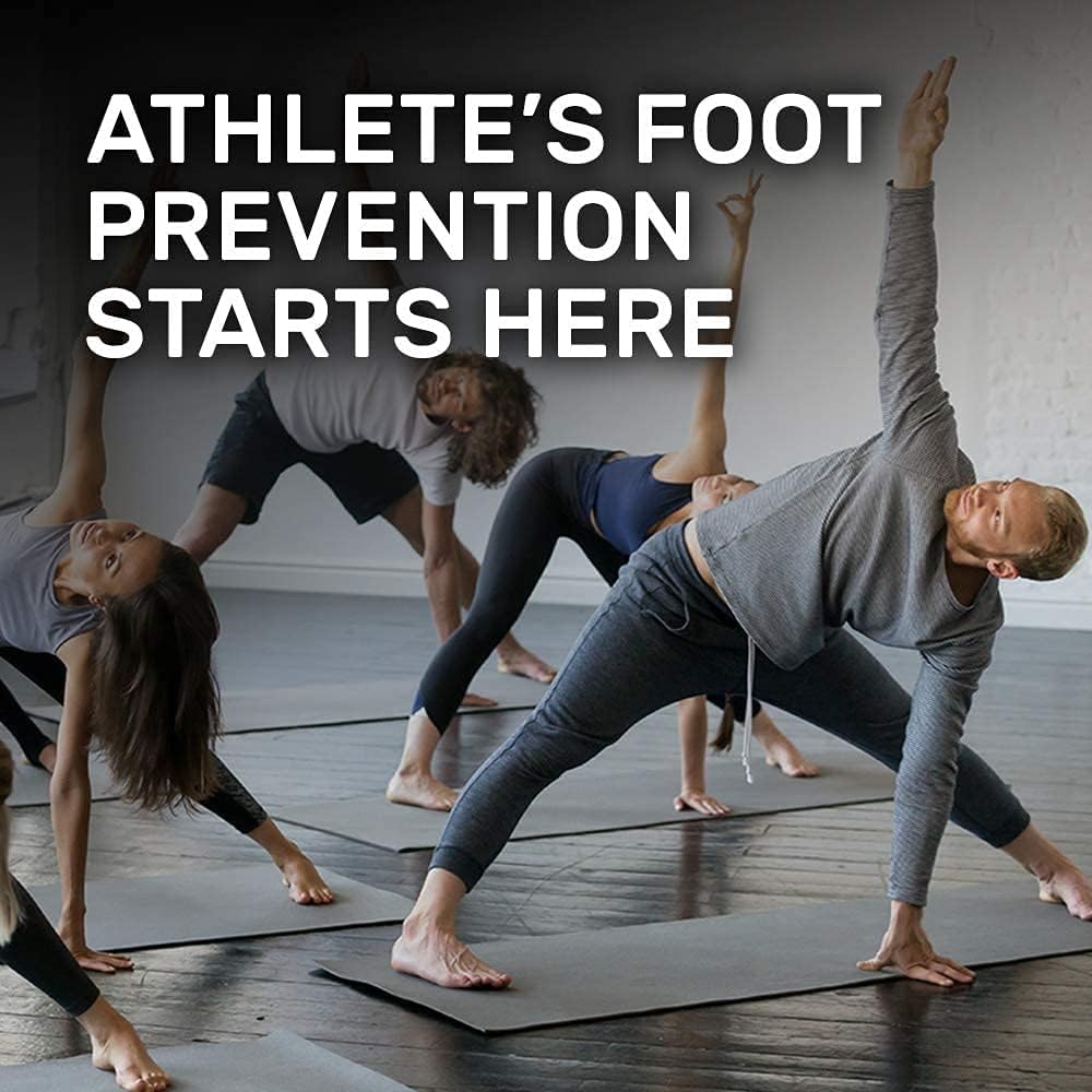 Lotrimin Athlete’s Foot Daily Prevention – Botella de polvo medicada para pies, 3 onzas, paquete de 4