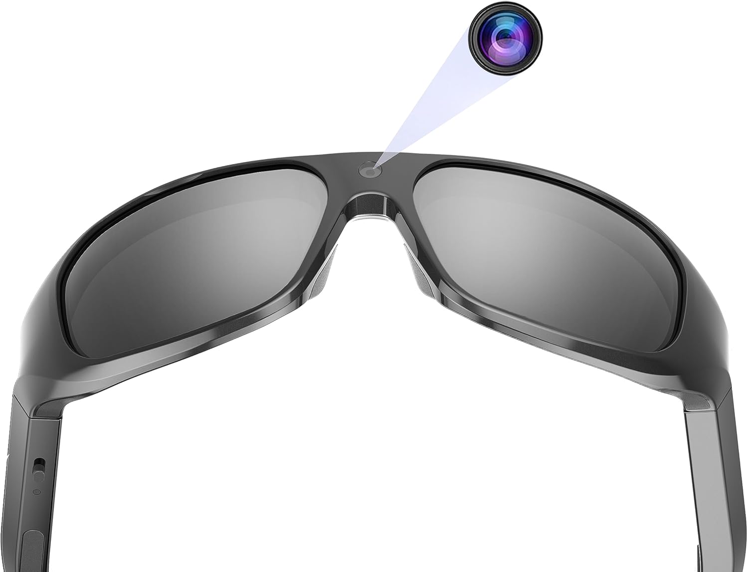 OhO – Lentes de cámara 4K Ultra HD, 32 GB de memoria incorporada, lentes inteligentes con lentes de sol UV400 para deportes al aire libre