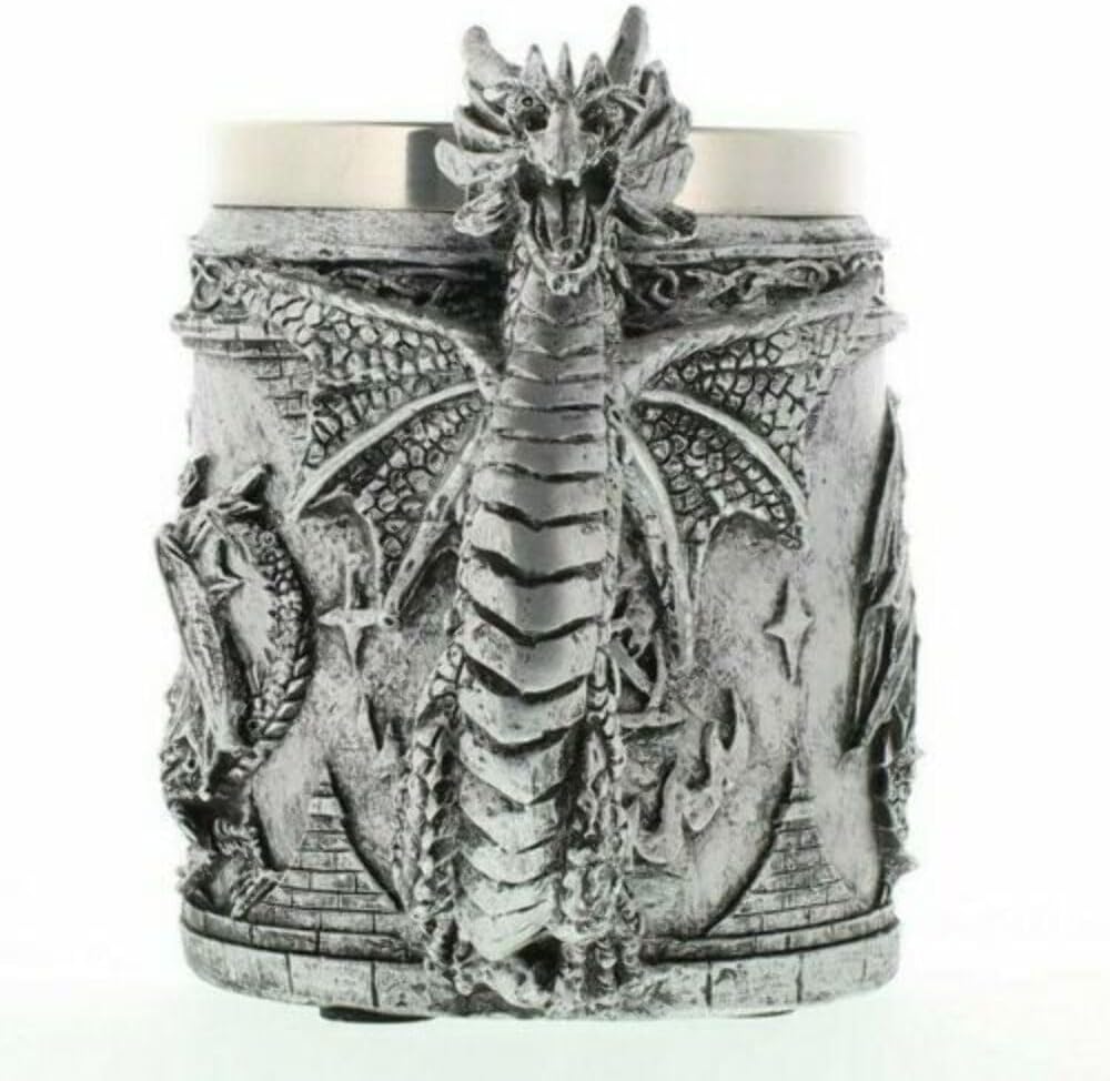Furniture Creations SERPENTINE DRAGON, 5.75″ x 3.5″ x 5″, Taza multicolor