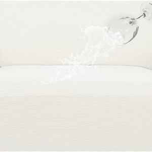 Easy-Going – Funda de sofá 100% impermeabilidad doble, diseño jacquard elástico, protector de muebles a prueba de fugas para niños, mascotas, perros Easy-Going – Funda de sofá 100% impermeabilidad doble, diseño jacquard elástico, protector de muebles a prueba de fugas para niños, mascotas, perros
