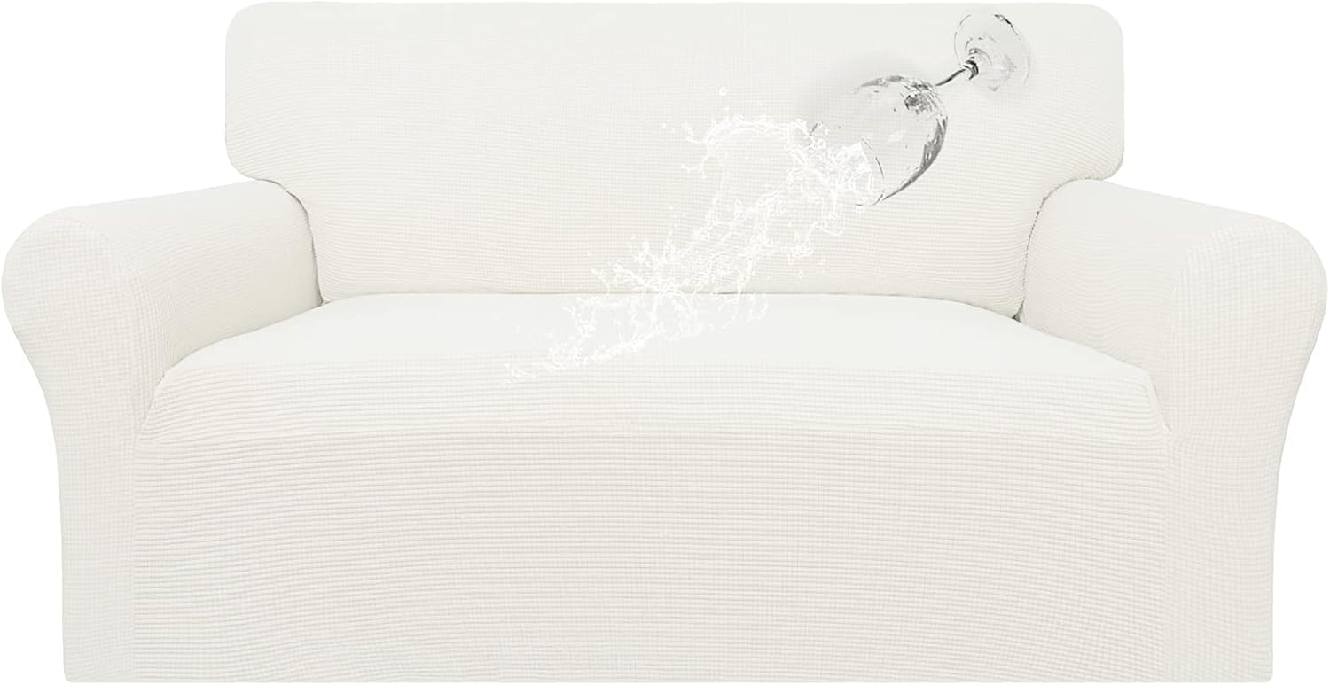 Easy-Going – Funda de sofá 100% impermeabilidad doble, diseño jacquard elástico, protector de muebles a prueba de fugas para niños, mascotas, perros